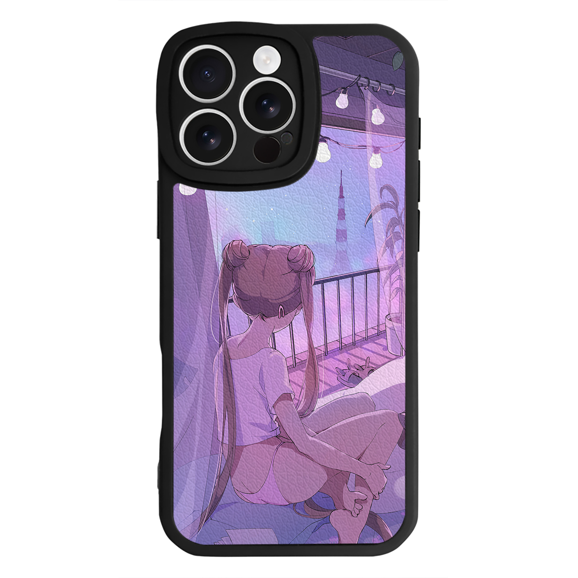 （画像用） 美少女戦士セーラームーン Sailor Moon 【iPhone 16シリーズ対応】シリコンスマホケース（レザー調） 材質：シリコン